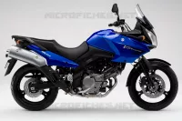 * PHOTOGRAPHIE DE COULEUR DL650AK8 * voor Suzuki V-STROM 650 2010