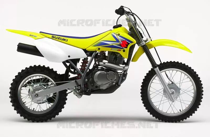 * PHOTOGRAPHIE DE COULEUR DR-Z125K6 * Suzuki MOTO 125 DR-Z 2003  DR-Z125K3(E3/E28)