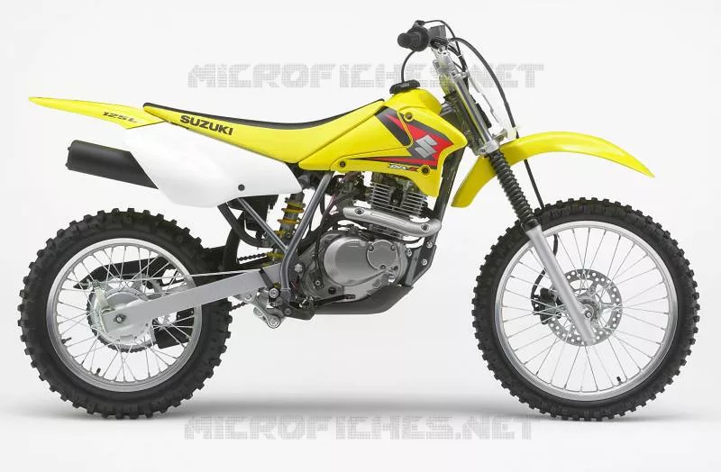 * PHOTOGRAPHIE DE COULEUR DR-Z125LK5 * Suzuki MOTO 125 DR-Z 2007  DR-Z125LK7(E3/E28)