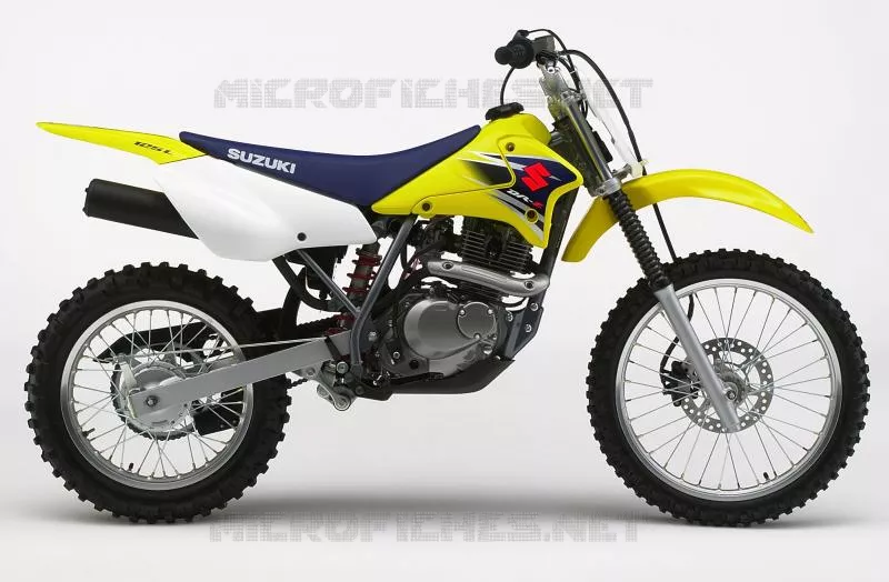* PHOTOGRAPHIE DE COULEUR DR-Z125LK7 * Suzuki MOTO 125 DR-Z 2006  DR-Z125LK6(E3/E28)
