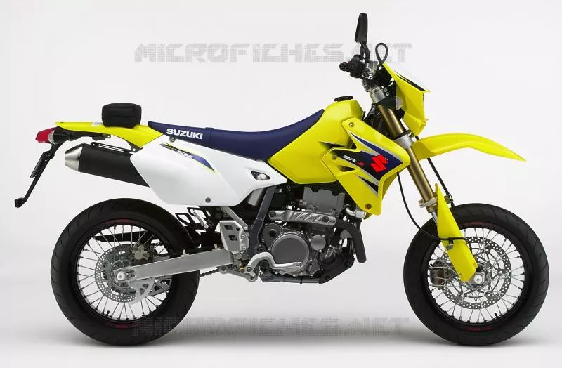 * PHOTOGRAPHIE DE COULEUR DR-Z400SMK7 * Suzuki MOTO 400 DR-Z 2007  DR-Z400SMK7(E2)