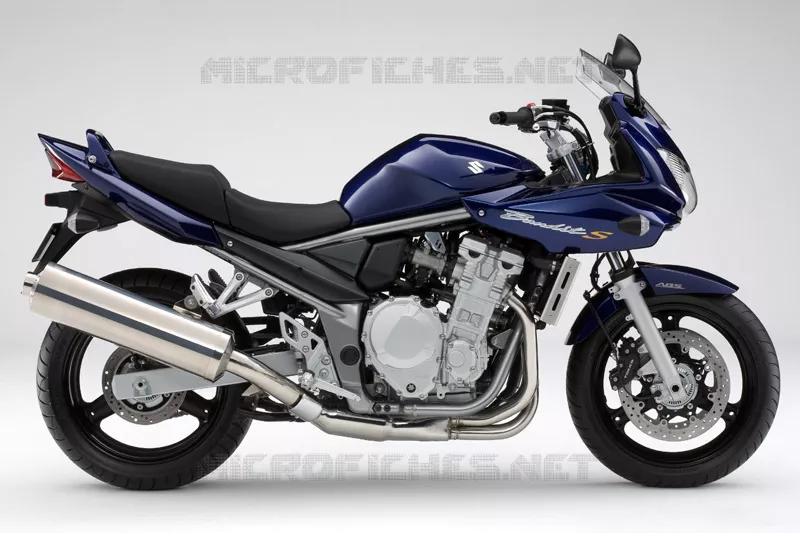 * PHOTOGRAPHIE DE COULEUR GSF650SAK8 * Suzuki MOTO 650 BANDIT 2007  GSF650SUAK7(E19)