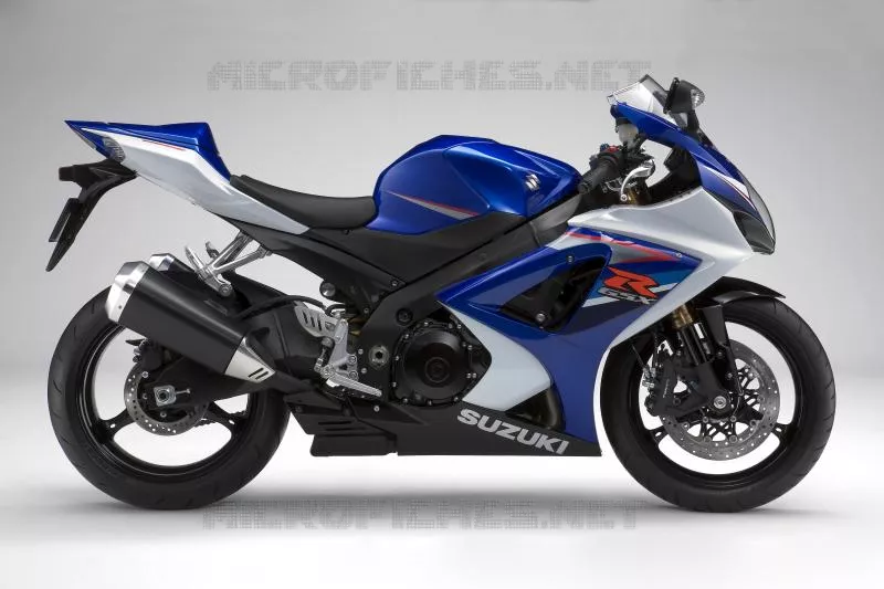 * PHOTOGRAPHIE DE COULEUR GSX-R1000K7 * Suzuki MOTO 1000 GSX-R 2008  GSX-R1000U2K8(E2)