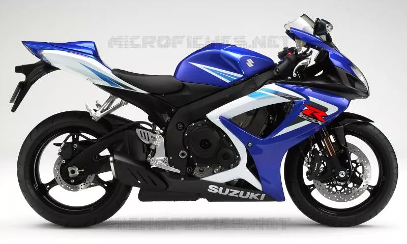 * PHOTOGRAPHIE DE COULEUR GSX-R750K6 * Suzuki MOTO 750 GSX-R 2006  GSX-R750K6(E3/E28)