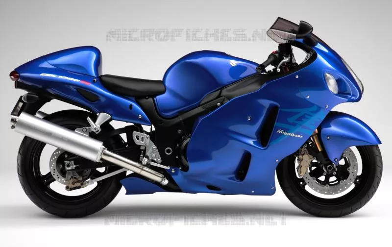 * PHOTOGRAPHIE DE COULEUR GSX1300RZK7 * Suzuki MOTO 1300 HAYABUSA 2007  GSX1300RU2ZK7(E2)