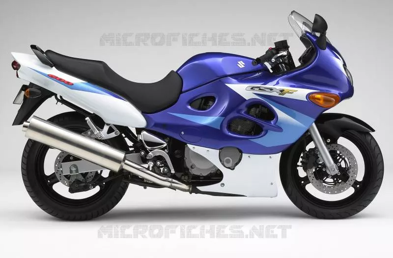 * PHOTOGRAPHIE DE COULEUR GSX600FK5 * Suzuki MOTO 600 GSX-F 2004  GSX600FK4(E2)
