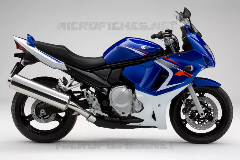 * PHOTOGRAPHIE DE COULEUR GSX650FK8 * Suzuki MOTO 650 GSX-F 2009  GSX650FK9(E3/E28)