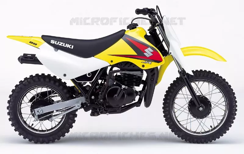 * PHOTOGRAPHIE DE COULEUR JR80K5 * Suzuki MOTO 80 JR 2004  JR80K4(P3/P28)