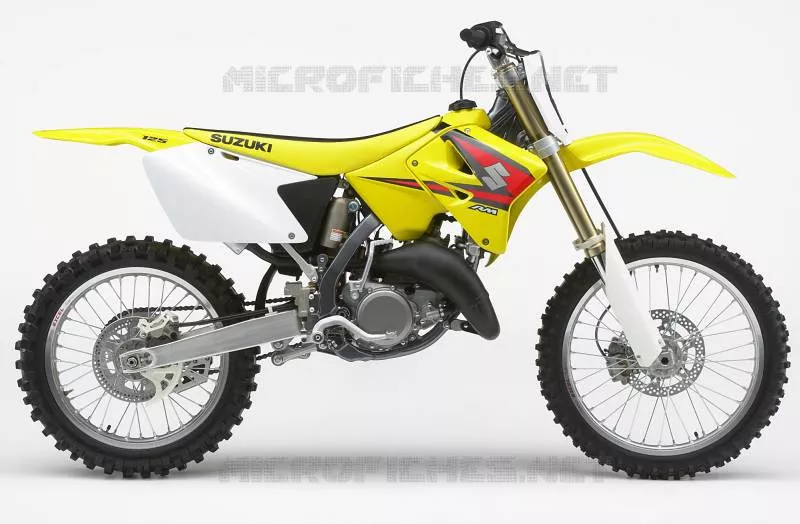 * PHOTOGRAPHIE DE COULEUR RM125K5 * Suzuki MOTO 125 RM 2001  RM125K1(E3/E28)