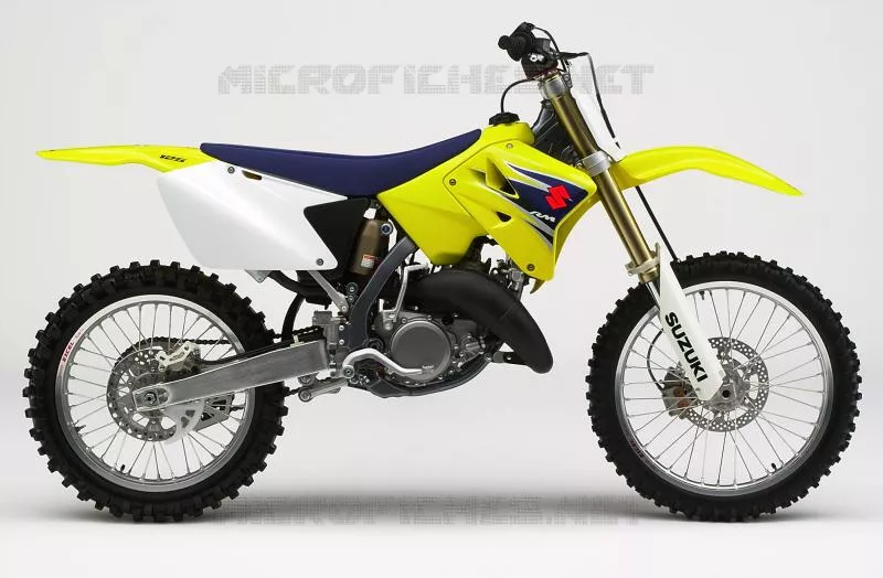 * PHOTOGRAPHIE DE COULEUR RM125K7 * Suzuki MOTO 125 RM 2007  RM125K7(E3/E28)