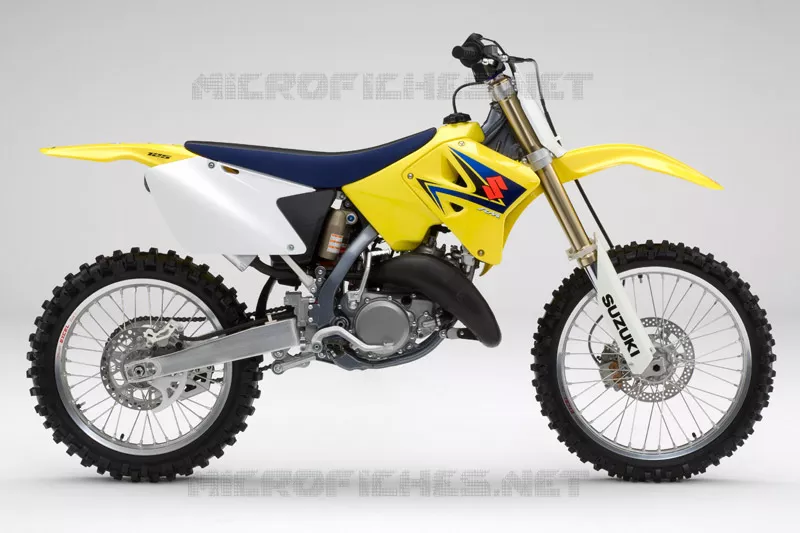 * PHOTOGRAPHIE DE COULEUR RM125K8 * Suzuki MOTO 125 RM 2007  RM125K7(E3/E28)
