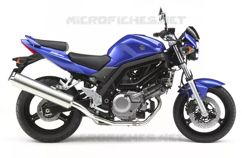 * PHOTOGRAPHIE DE COULEUR SV650K5 * Suzuki MOTO 650 SV 2007  SV650UAK7(E2)