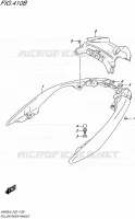 BACKREST (AN400AL6 E02) voor Suzuki BURGMAN 400 2016