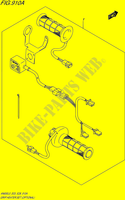 GRIP HEATER SET (OPTIONAL) (AN650L5 E03) voor Suzuki BURGMAN 650 2015