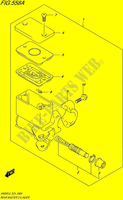 ACHTER HOOFDREMCILINDER voor Suzuki BURGMAN 650 2016