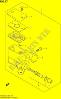 ACHTER HOOFDREMCILINDER voor Suzuki BURGMAN 650 2014