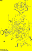 CILINDERKOP (REAR) voor Suzuki V-STROM 1000 2014
