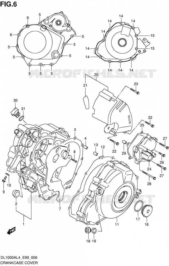 CASING Suzuki MOTO 1000 V-STROM 2014  DL1000A L4 (E99)