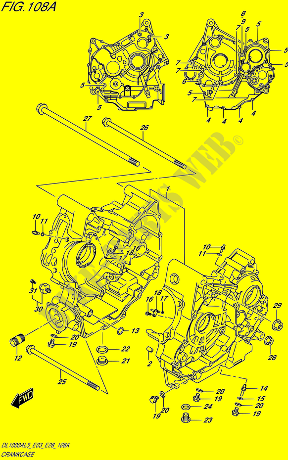 CASING voor Suzuki V-STROM 1000 2015