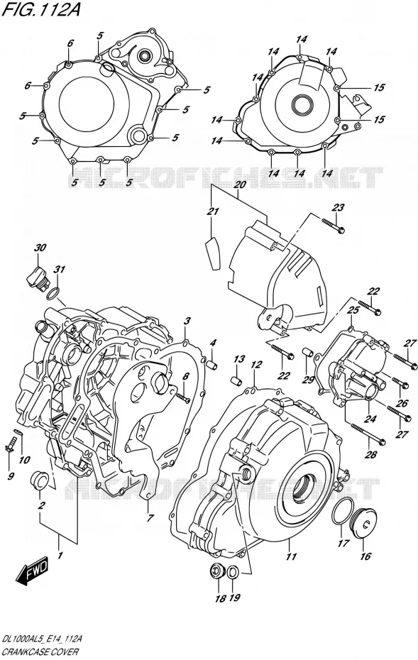 CASING Suzuki MOTO 1000 V-STROM 2015  DL1000A L5 (E14)