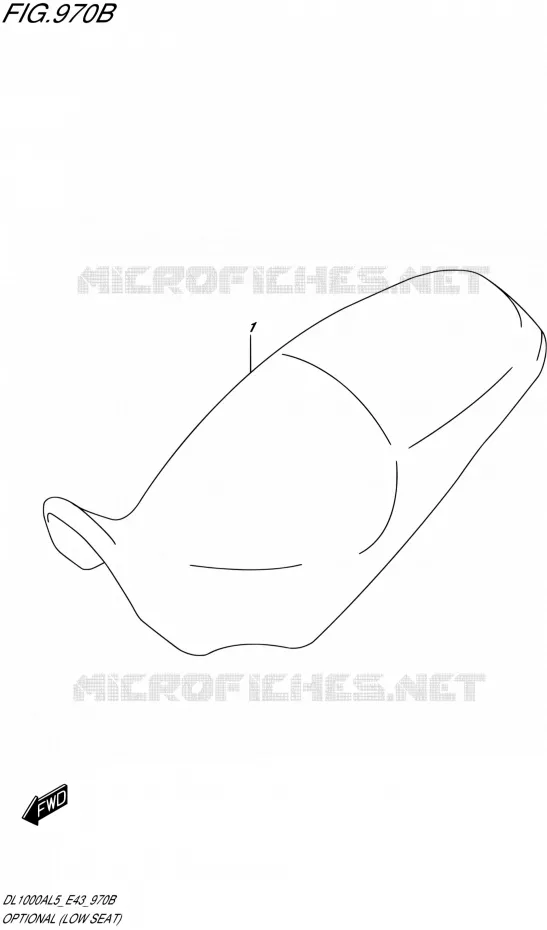 OPTIES (LOW SEAT) Suzuki MOTO 1000 V-STROM 2015  DL1000A L5 (E43)