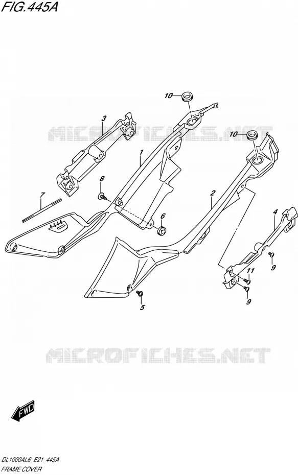 ACHTER KUIP Suzuki MOTO 1000 V-STROM 2016  DL1000A L6 (E21)