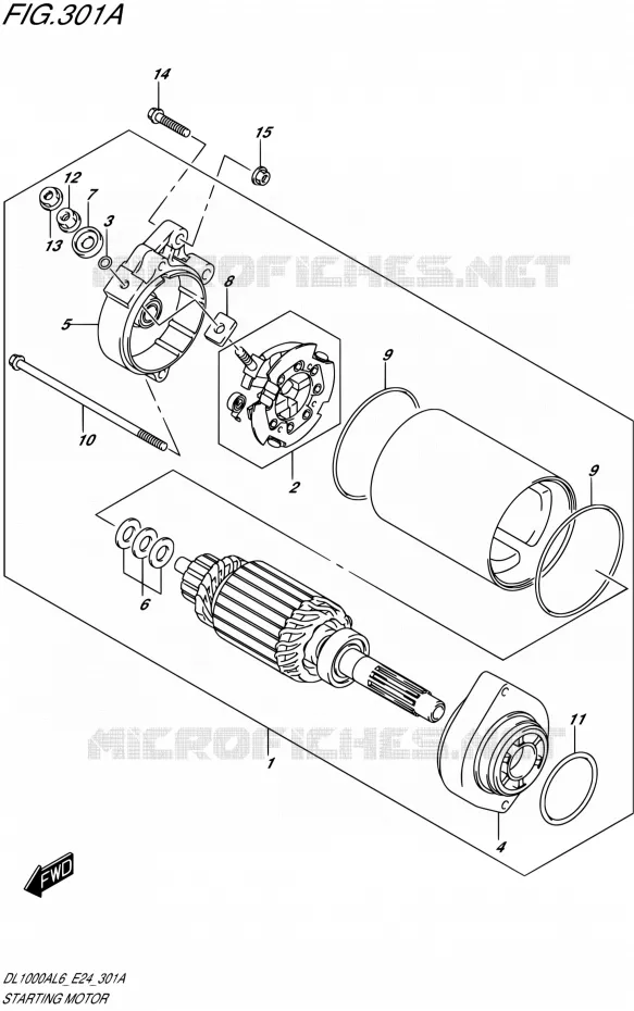 STARTMOTOR Suzuki MOTO 1000 V-STROM 2016  DL1000A L6 (E24)