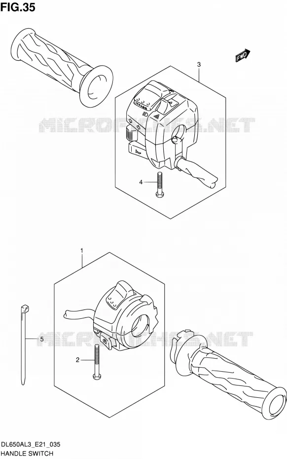SCHAKELAARS Suzuki MOTO 650 V-STROM 2013  DL650A L3 (E21)