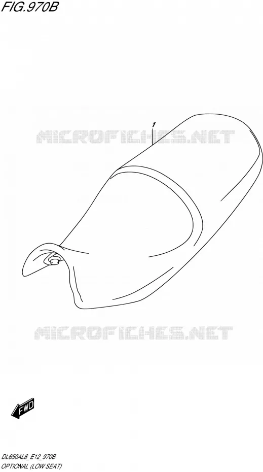OPTIES (LOW SEAT) Suzuki MOTO 650 V-STROM 2016  DL650A L6 (E12)