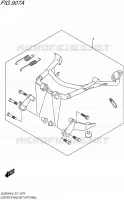 CENTER STAND SET (OPTIONAL) voor Suzuki V-STROM 650 2015