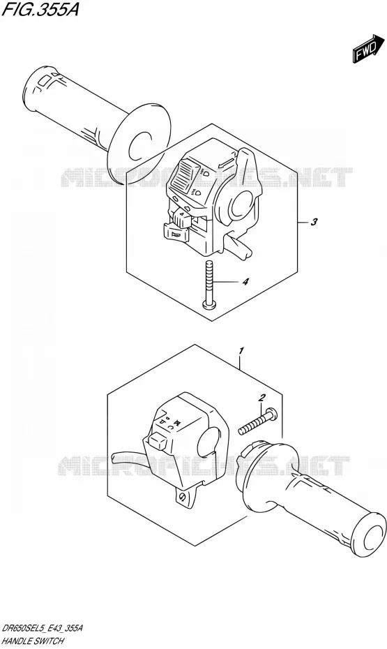 SCHAKELAARS Suzuki MOTO 650 DR 2015  DR650SE L5 (E43)
