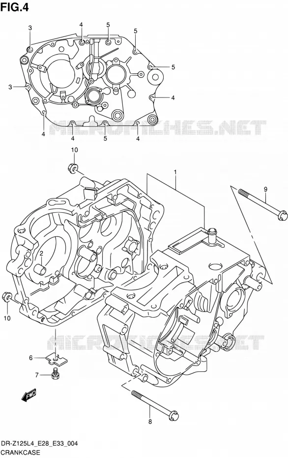 CASING Suzuki MOTO 125 DR-Z 2014  DR-Z125 L4