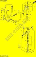 ACHTER HOOFDREMCILINDER voor Suzuki BANDIT 1250 2015
