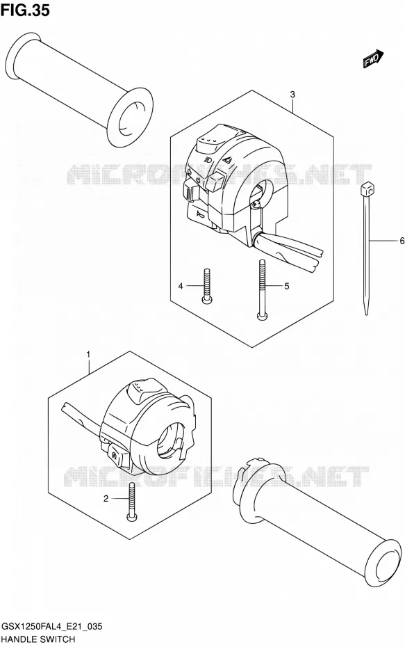 SCHAKELAARS Suzuki MOTO 1250 GSX-F 2015  GSX1250FA L4 (E21)