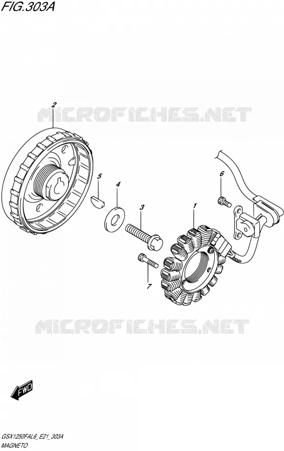 ONTSTEKING Suzuki MOTO 1250 GSX-F 2016  GSX1250FA L6 (E21)