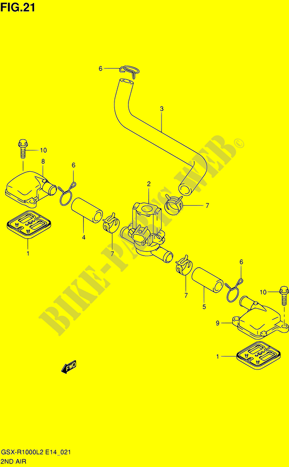 ANTI VERVUILINGS SYSTEM voor Suzuki GSX-R 1000 2012