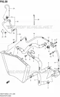 RADIATOR SLANG voor Suzuki GSX-R 1000 2014
