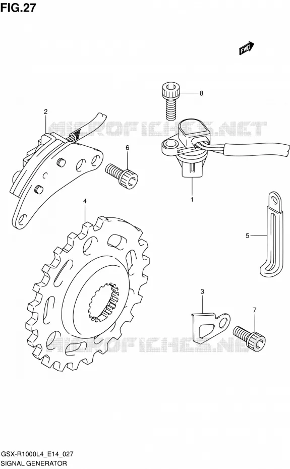 ALTERNATOR Suzuki MOTO 1000 GSX-R 2014  GSX-R1000 L4 (E14)