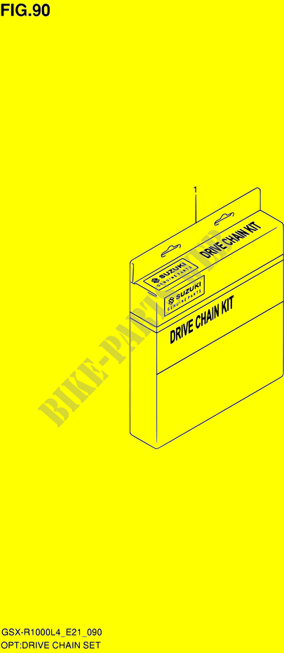 DRIVE CHAIN ??SET voor Suzuki GSX-R 1000 2014