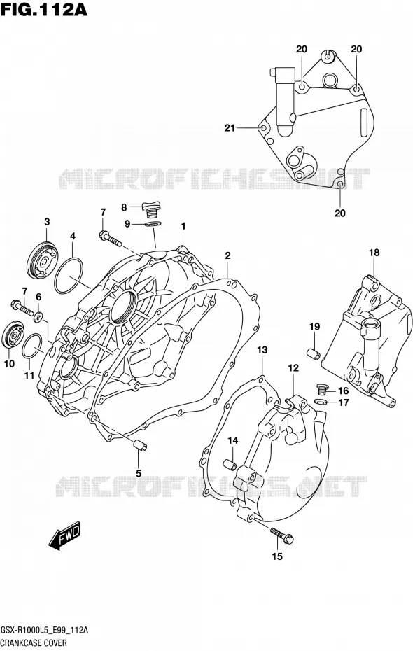 CASING Suzuki MOTO 1000 GSX-R 2015  GSX-R1000 L5 (E99)
