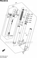 VOORVORK VERING/REM/WIEL 1000 suzuki-motorfietsen GSX-R 2016 11272069
