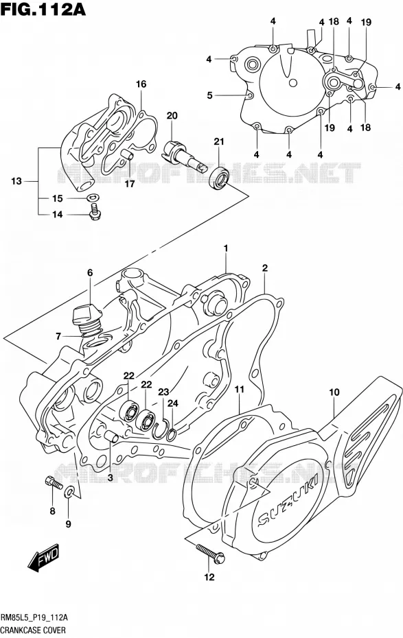 CASING Suzuki MOTO 85 RM 2015  RM85L L5 (P19)