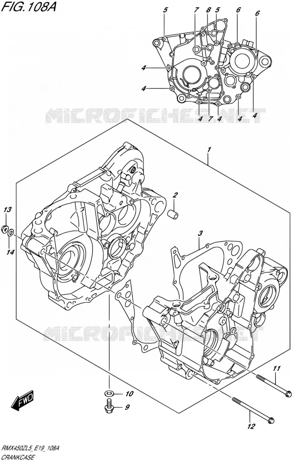 CASING Suzuki MOTO 450 RMX 2015  RMX450Z L5 (E19)