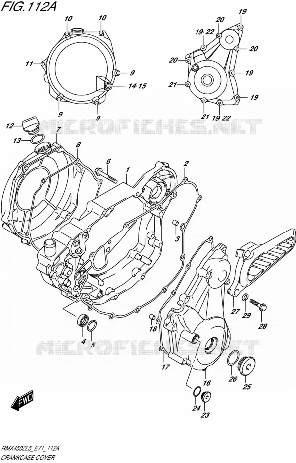 CASING Suzuki MOTO 450 RMX 2015  RMX450Z L5 (E71)