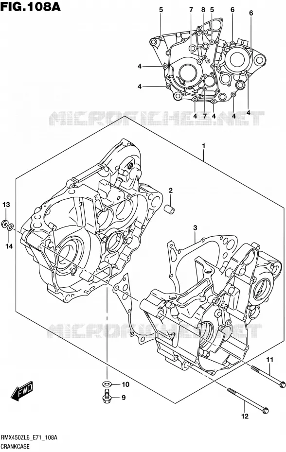CASING Suzuki MOTO 450 RMX 2016  RMX450Z L6 (E71)