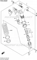 ACHTER SCHOKDEMPER voor Suzuki RM-Z 250 2016