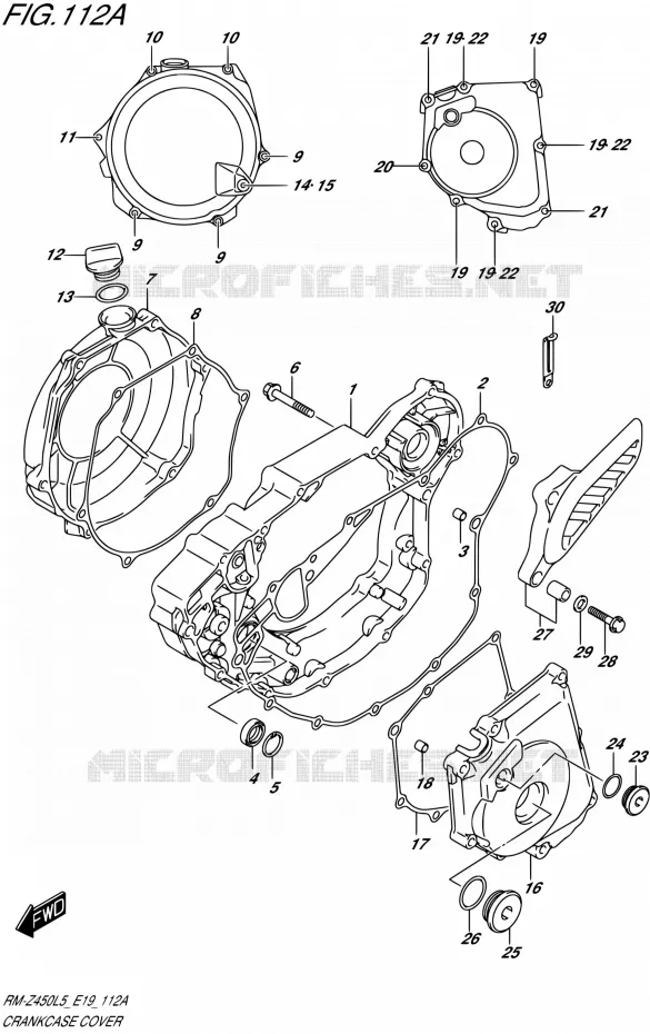CASING Suzuki MOTO 450 RM-Z 2015  RM-Z450 L5 (E19)