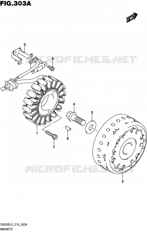 ONTSTEKING Suzuki MOTO 650 SV-S 2015  SV650S L5 (E19)