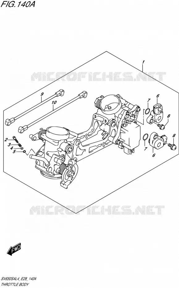 GASKLEPHUIS Suzuki MOTO 650 SV-S 2014  SV650SA L4 (E03,E28,E33)