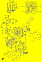 CILINDERKOP (REAR) voor Suzuki INTRUDER 125 2007